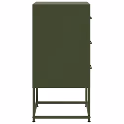 VidaXL 846587 Table de nuit et table de chevet Olive - Vue supplémentaire 7
