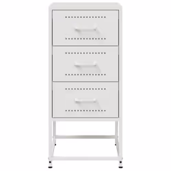 VidaXL 846588 Table de nuit et table de chevet Blanc - Vue supplémentaire 6