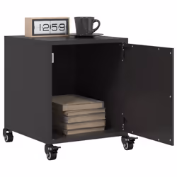 VidaXL 846614 Table de nuit et table de chevet Noir - Vue supplémentaire 5