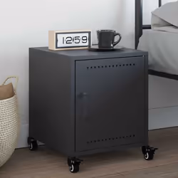 VidaXL 846618 Table de nuit et table de chevet Anthracite