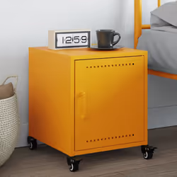 VidaXL 846620 Table de nuit et table de chevet Jaune