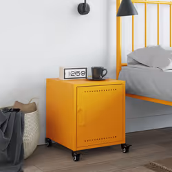 VidaXL 846620 Table de nuit et table de chevet Jaune
