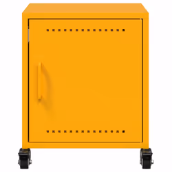 VidaXL 846620 Table de nuit et table de chevet Jaune - Vue supplémentaire 6