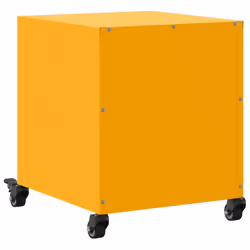 VidaXL 846620 Table de nuit et table de chevet Jaune - Vue supplémentaire 8