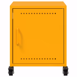 VidaXL 846621 Table de nuit et table de chevet Jaune - Vue supplémentaire 6