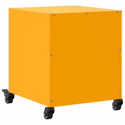 VidaXL 846621 Table de nuit et table de chevet Jaune - Vue supplémentaire 8