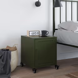 VidaXL 846622 Table de nuit et table de chevet Olive