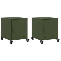 VidaXL 846623 Table de nuit et table de chevet Olive