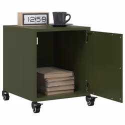 VidaXL 846623 Table de nuit et table de chevet Olive
