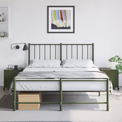 VidaXL 846623 Table de nuit et table de chevet Olive