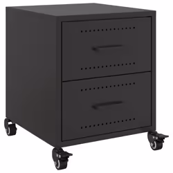 VidaXL 846627, Noir, Acier, 360 mm, 390 mm, 435 mm, 2 pièce(s)