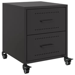 VidaXL 846627 Table de nuit et table de chevet Noir