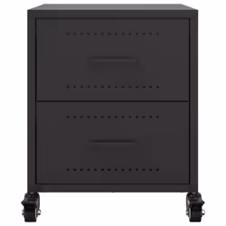 VidaXL 846627 Table de nuit et table de chevet Noir - Vue supplémentaire 6
