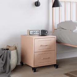 VidaXL 846628 Table de nuit et table de chevet Rose