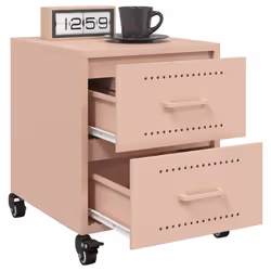 VidaXL 846628 Table de nuit et table de chevet Rose - Vue supplémentaire 4