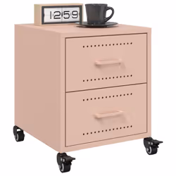 VidaXL 846628 Table de nuit et table de chevet Rose - Vue supplémentaire 5
