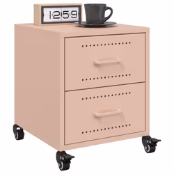 VidaXL 846629 Table de nuit et table de chevet Rose - Vue supplémentaire 5