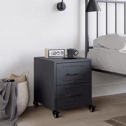 VidaXL 846630 Table de nuit et table de chevet Anthracite