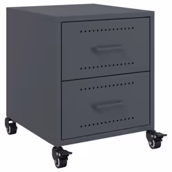 VidaXL 846631, Anthracite, Acier, 360 mm, 390 mm, 435 mm, 2 pièce(s)