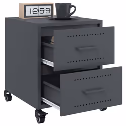 VidaXL 846631 Table de nuit et table de chevet Anthracite - Vue supplémentaire 4