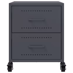 VidaXL 846631 Table de nuit et table de chevet Anthracite - Vue supplémentaire 6