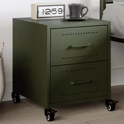 VidaXL 846634 Table de nuit et table de chevet Olive