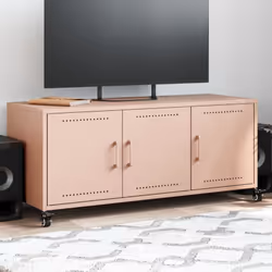 Ce meuble TV est simple et pratique, s'adaptant parfaitement à votre salon. Matériau durable : l'acier est un matériau except ...