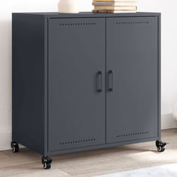 Vidaxl - Buffet anthracite 68,5x39x72 cm acier