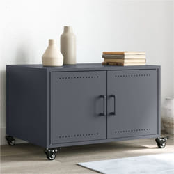 Vidaxl - Table basse anthracite 68x50x43,5 cm acier