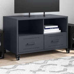 Vidaxl - Meuble tv anthracite 68x39x43,5 cm acier