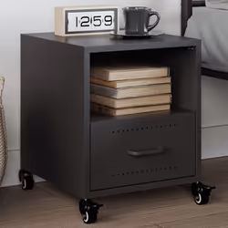 VidaXL 846704 Table de nuit et table de chevet Noir