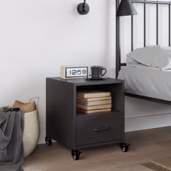 VidaXL 846704 Table de nuit et table de chevet Noir