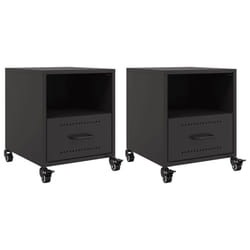 VidaXL 846705 Table de nuit et table de chevet Noir