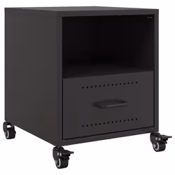 VidaXL 846705 Table de nuit et table de chevet Noir - Vue supplémentaire 6