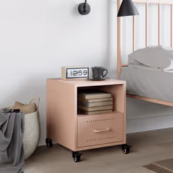 VidaXL 846706 Table de nuit et table de chevet Rose