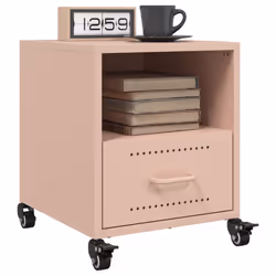 VidaXL 846707 Table de nuit et table de chevet Rose - Vue supplémentaire 5