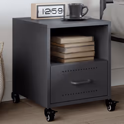 VidaXL 846708 Table de nuit et table de chevet Anthracite