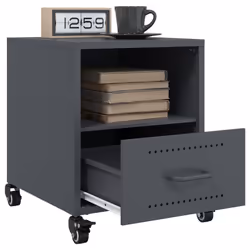 VidaXL 846708 Table de nuit et table de chevet Anthracite - Vue supplémentaire 4