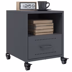 VidaXL 846709 Table de nuit et table de chevet Anthracite - Vue supplémentaire 5