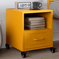 VidaXL 846710 Table de nuit et table de chevet Jaune