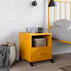 VidaXL 846710 Table de nuit et table de chevet Jaune