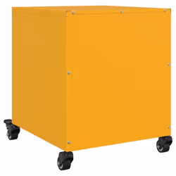 VidaXL 846711 Table de nuit et table de chevet Jaune - Vue supplémentaire 8