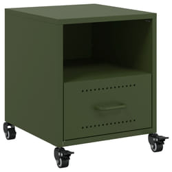 VidaXL 846712 Table de nuit et table de chevet Olive