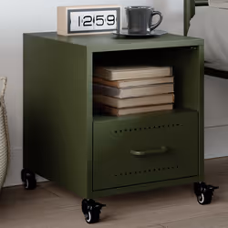 VidaXL 846713 Table de nuit et table de chevet Olive