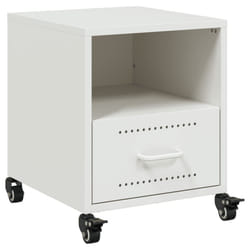 VidaXL 846714 Table de nuit et table de chevet Blanc