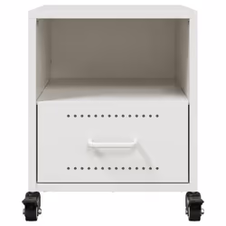 VidaXL 846715 Table de nuit et table de chevet Blanc - Vue supplémentaire 6