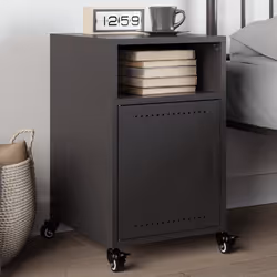 VidaXL 846716 Table de nuit et table de chevet Noir
