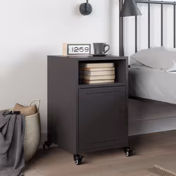 VidaXL 846716 Table de nuit et table de chevet Noir