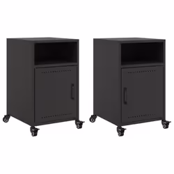 VidaXL 846717, Noir, Acier, 360 mm, 390 mm, 590 mm, 2 pièce(s)