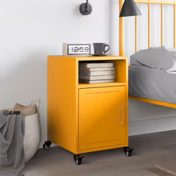 VidaXL 846722 Table de nuit et table de chevet Jaune